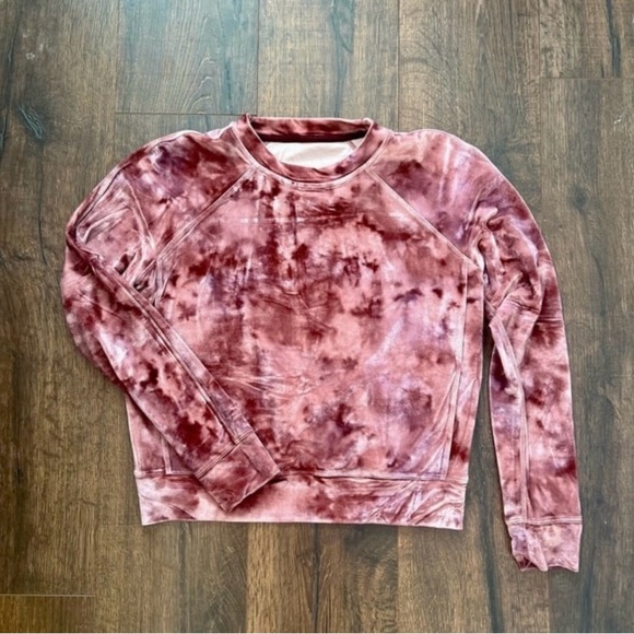 SOLD Lululemon Velour Warm Down Crew in Interstellar Cassis Multi Size 6 / 8 - Picture 5 of 7